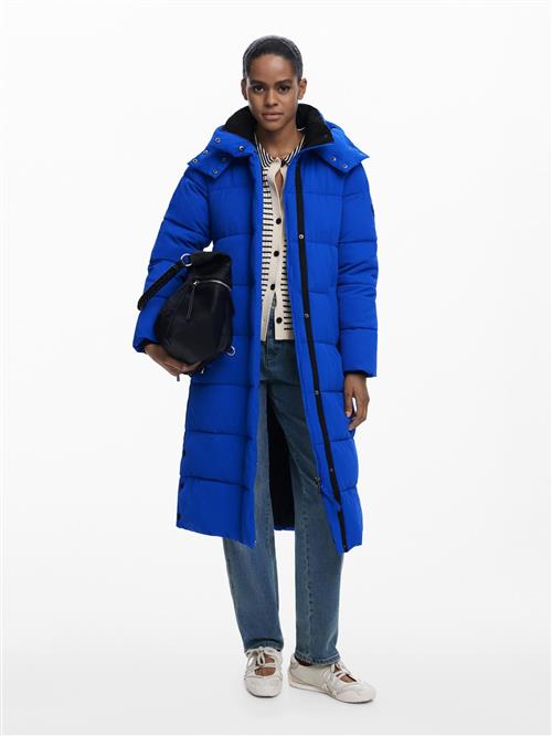 Desigual Vinterfrakke  royalblå
