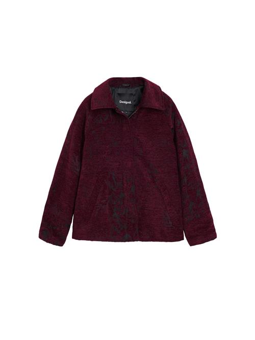 Desigual Overgangsjakke  mørkegrå / vinrød