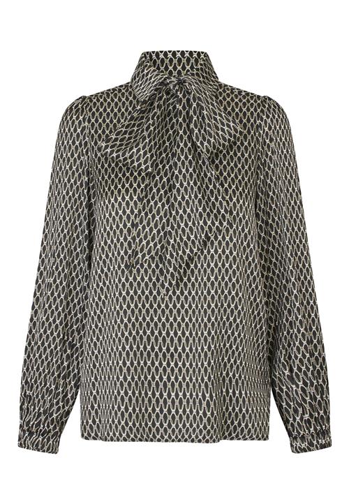 Dea Kudibal Bluse 'Kikkidea'  gul / lysegrå / sort