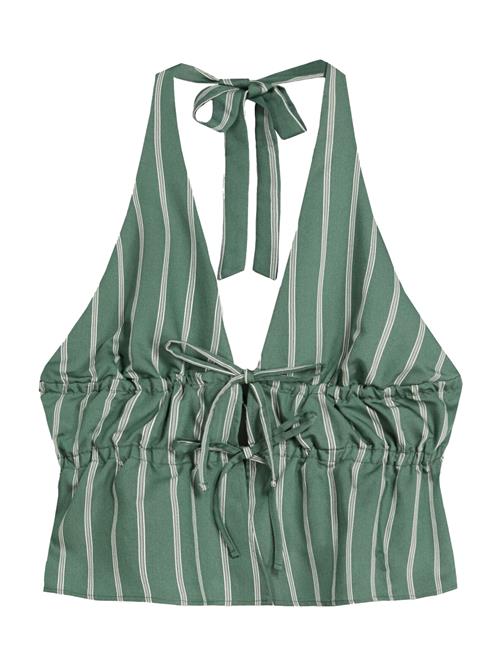 Bershka Overdel  lysegrå / jade / hvid