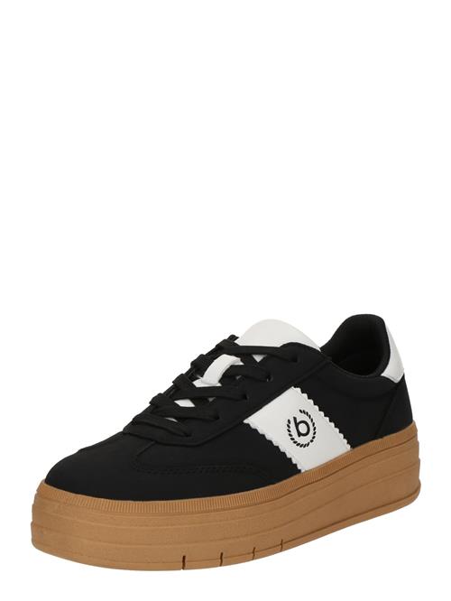 bugatti Sneaker low  sort / hvid