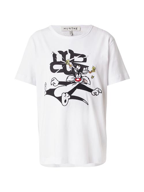 Munthe Shirts 'LACINI'  gul / pudder / sort / hvid