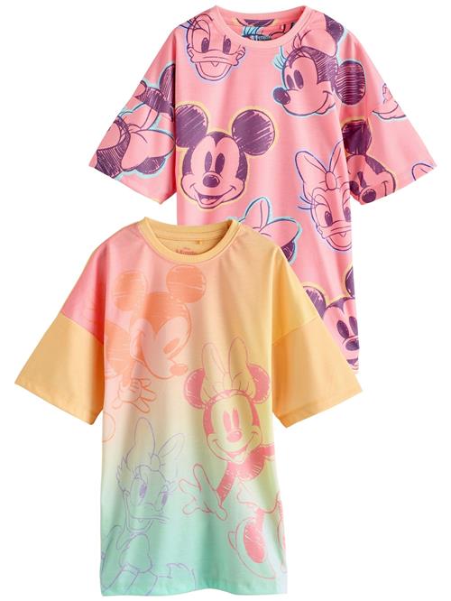 Next Natskjorte 'Minnie Mouse'  mint / brombær / abrikos / lys pink