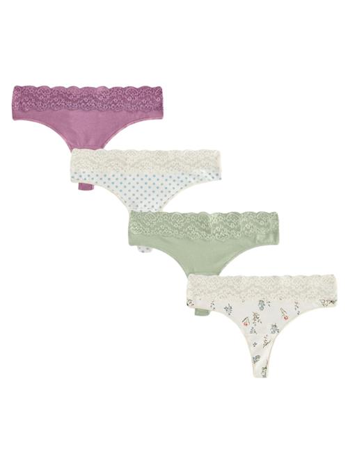 Next String  lyseblå / pastelgrøn / orkidee / hvid