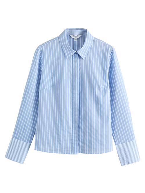 Next Bluse 'Essential'  lyseblå / hvid