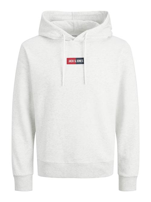 JACK & JONES Sweatshirt 'JJPAN'  navy / rød / hvid-meleret