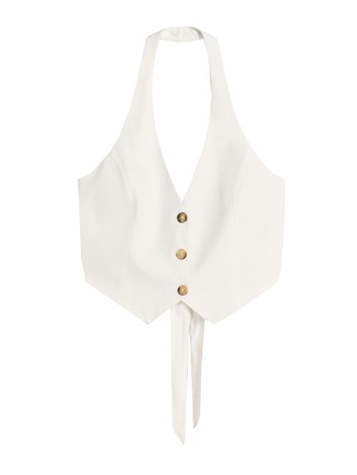 Bershka Jakkesætsvest  offwhite