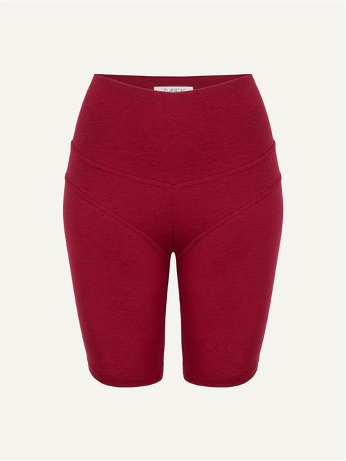 ZUBEK Leggings ''Lyocell-Wool Sculpted Shorts''  burgunder