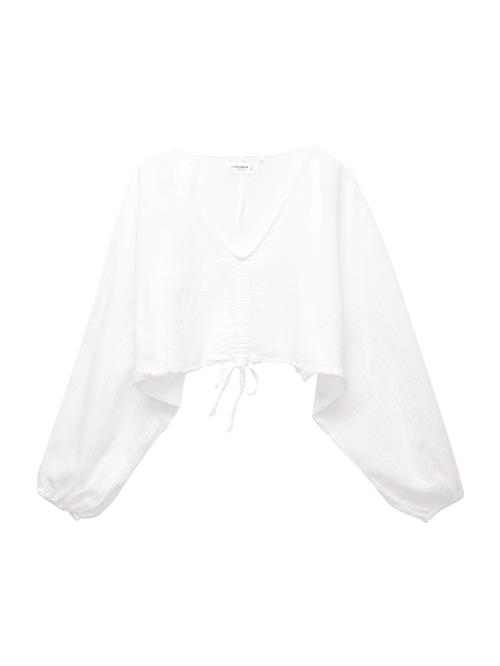 Pull&Bear Bluse  hvid
