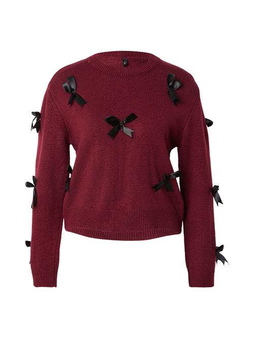 Trendyol Pullover  bordeaux / sort