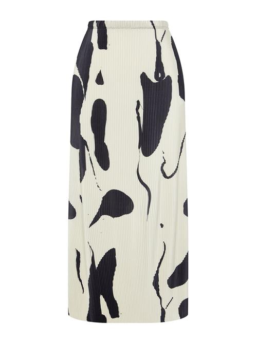 Trendyol Nederdel  ecru / sort