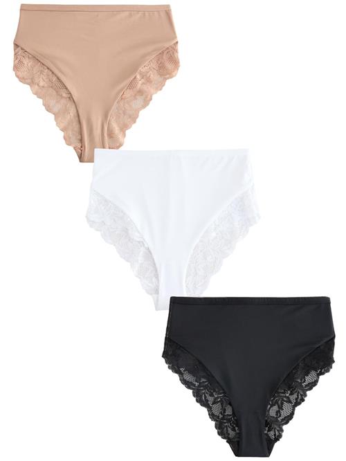 Next Slip  beige / sort / hvid