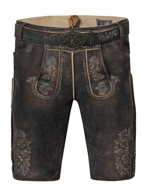 MARJO Bayeriske bukser 'GE-9-Röslau'  choko / grå