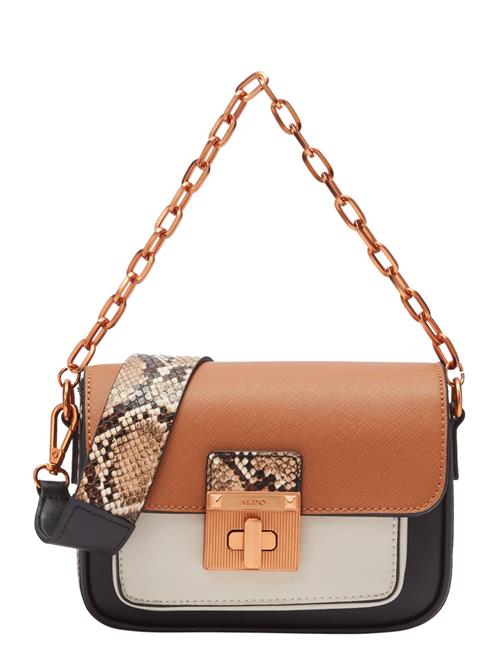 ALDO Skuldertaske 'CELESTICA'  ecru / brun / sort