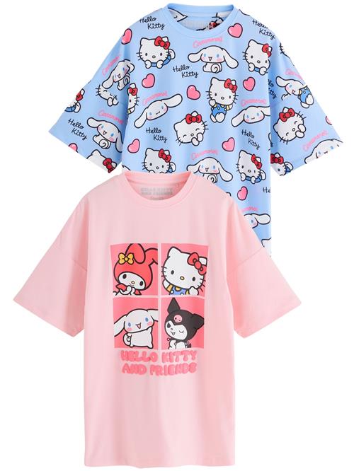 Next Natskjorte  blå / blandingsfarvet / pink