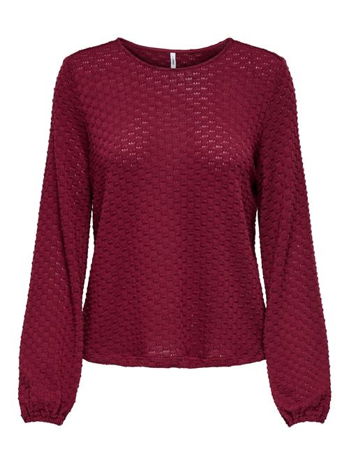 ONLY Bluse 'ONLBELLE'  mørkerød
