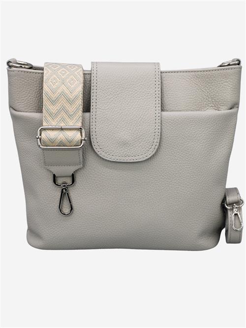 Adel Bags Skuldertaske 'Sara'  lysegrå