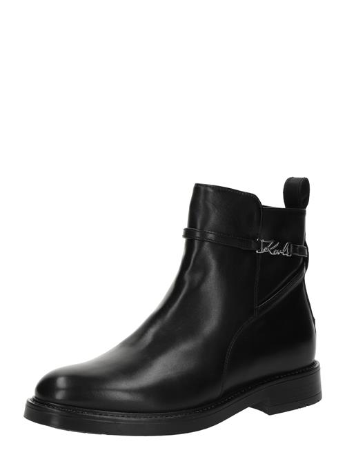 Karl Lagerfeld Støvletter  sort / sølv