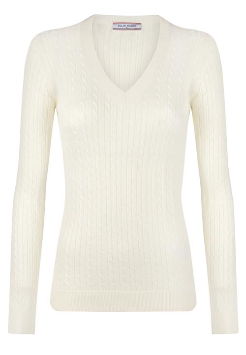 Felix Hardy Pullover  hvid