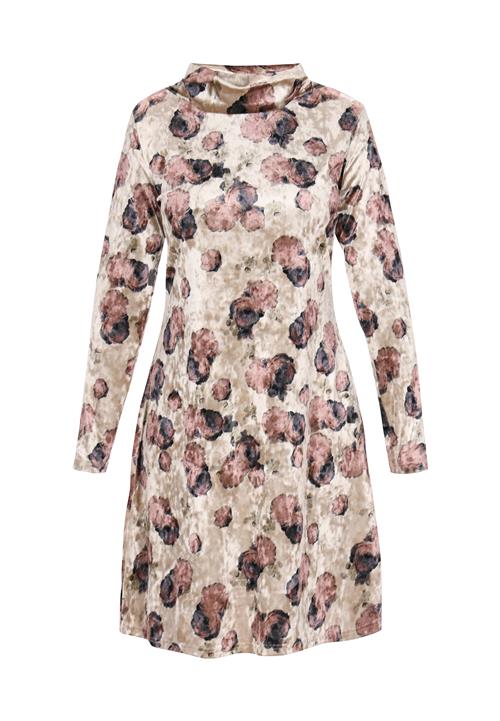 Usha Kjole  beige / gammelrosa / sort