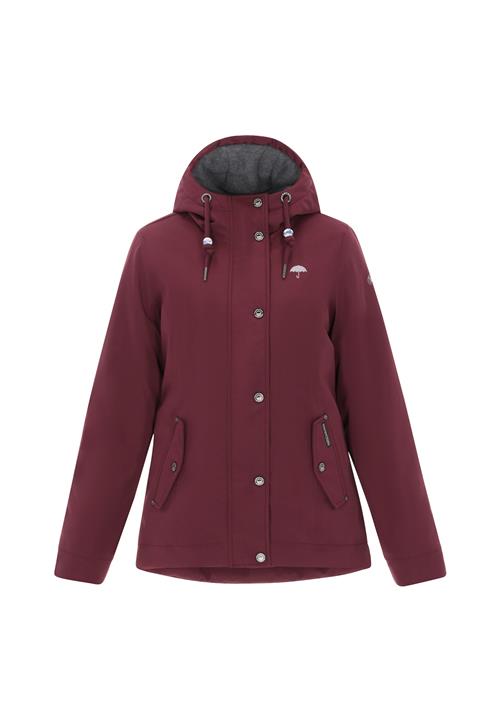 Schmuddelwedda Funktionsjakke  burgunder / hvid