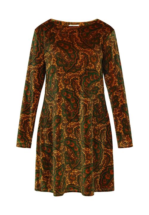 usha FESTIVAL Kjole  safran / grøn / rød