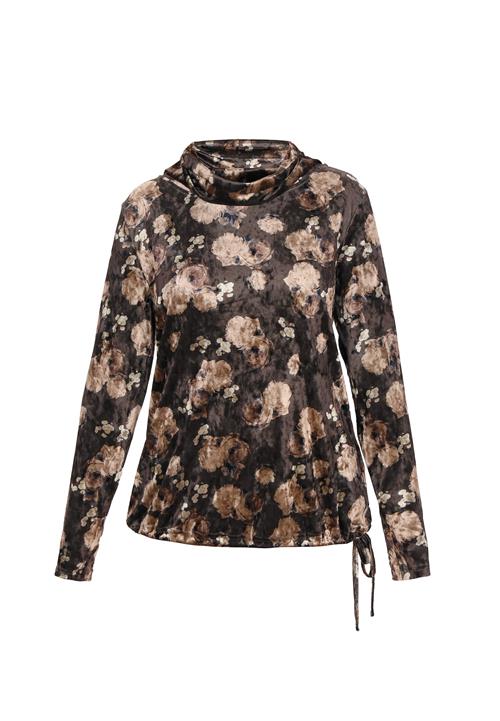 Usha Bluse  creme / brun