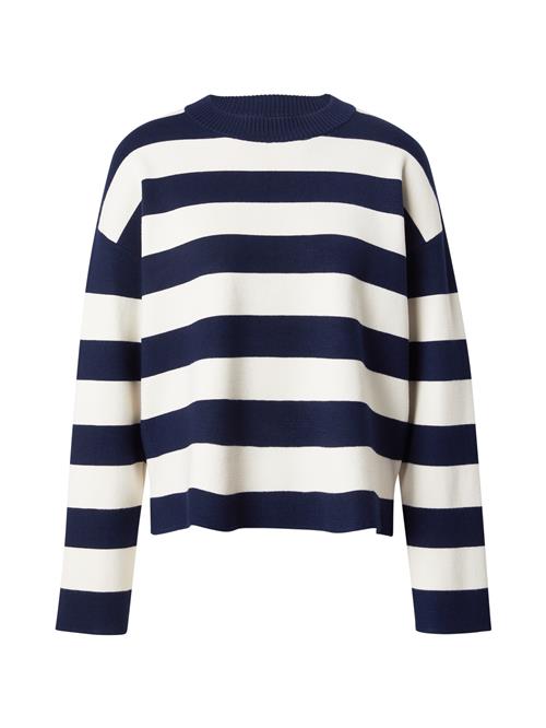 VERO MODA Pullover 'VMSilje'  creme / navy