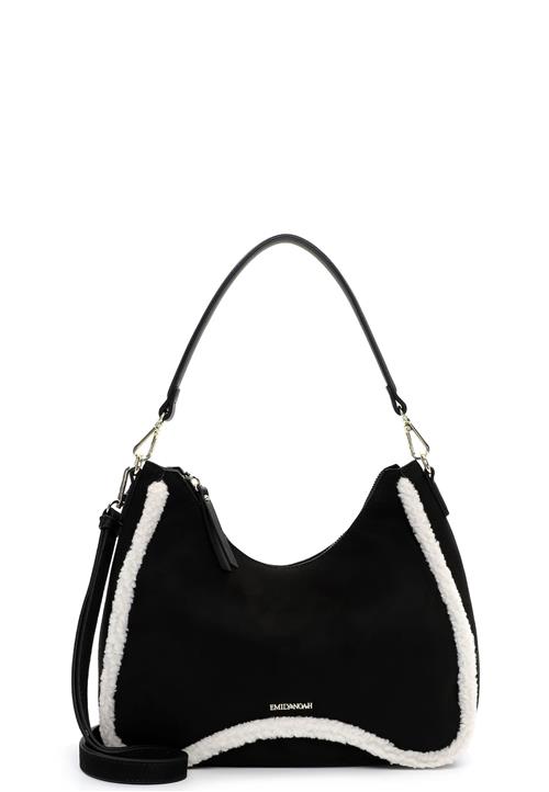 Emily & Noah Skuldertaske 'Heiderose'  sort / hvid