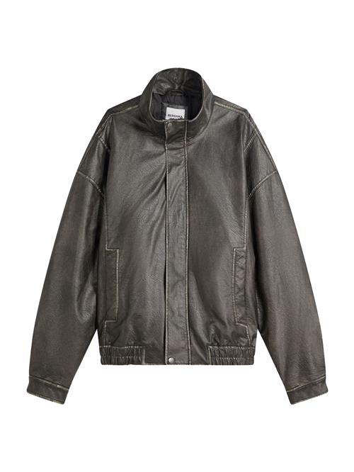 Bershka Overgangsjakke  sort