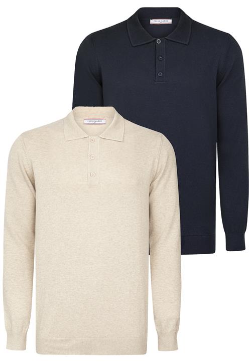 Felix Hardy Pullover  beige / sort