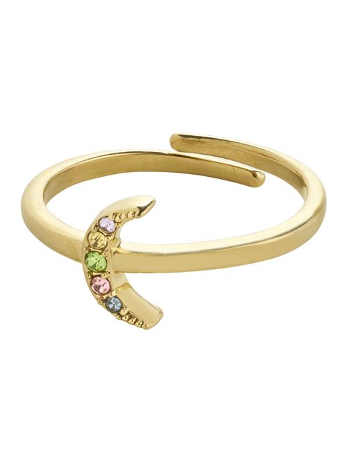 Pilgrim Ring 'Lulu'  lyseblå / guld / lysegrøn / lyserød