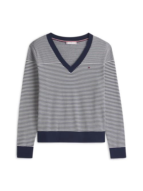 TOMMY HILFIGER Pullover  navy / rød / hvid