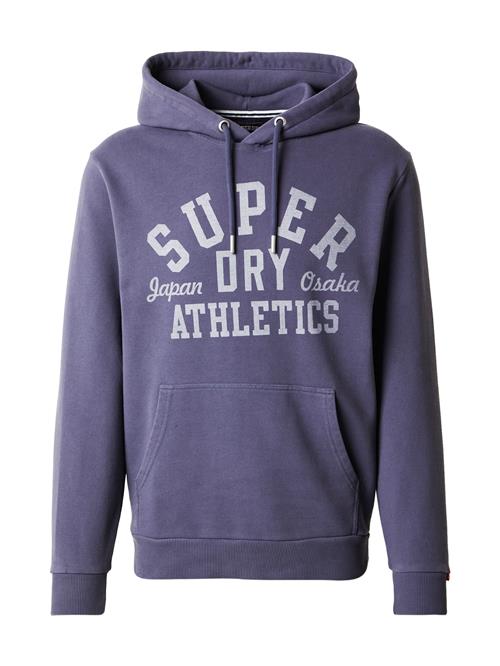 Superdry & Co Sweatshirt 'Athletic Essentials'  grå / brombær