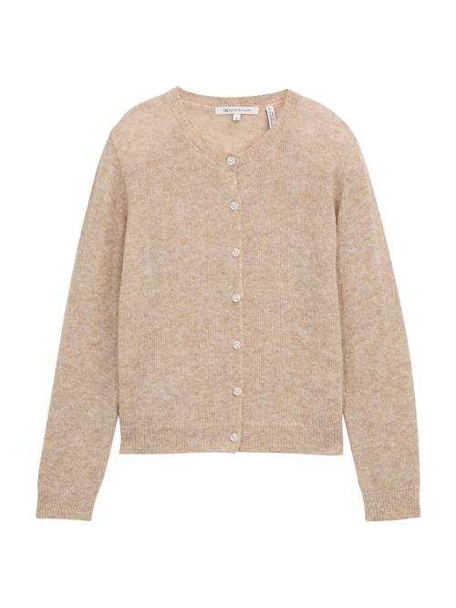TOM TAILOR DENIM Cardigan  beige-meleret