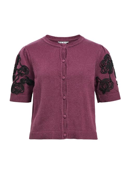 OBJECT Cardigan 'OBJJane'  mørkeblå / mørkelilla