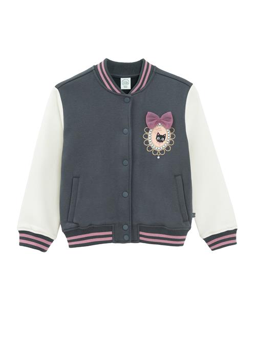 Cool Club Sweatjakke  lysebeige / mørkegrå / lyserød / hvid