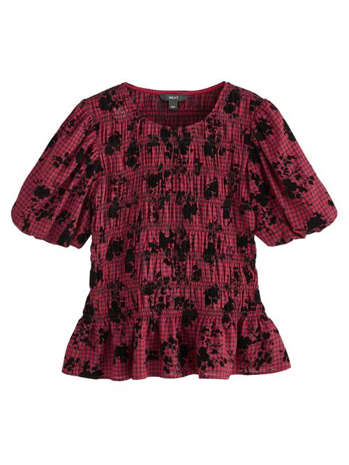 Next Bluse  mørkerød / sort