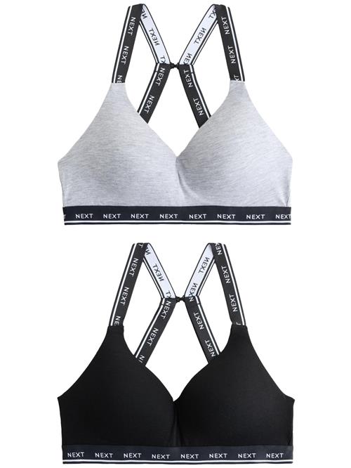 Next BH  lysegrå / sort / hvid
