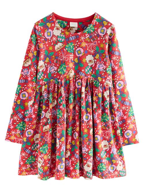 Next Kjole  blandingsfarvet / rød