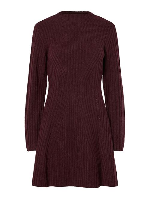 YAS Strikkjole 'YASDOLLY'  vinrød