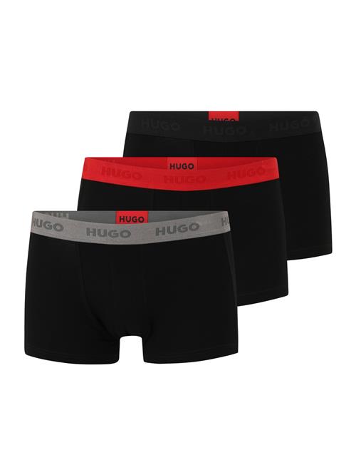 HUGO Boksershorts  grå / antracit / rød / sort