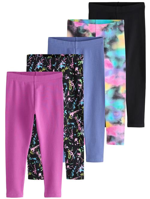 Next Leggings  safir / aqua / mørk pink / sort