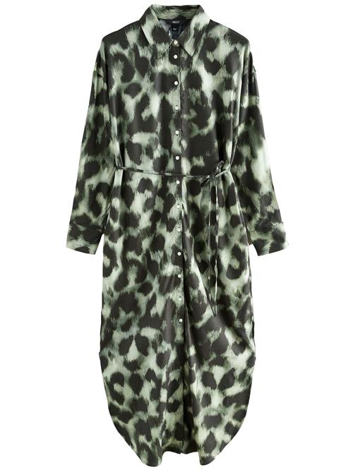 Next Blusekjole  siv / gran / pastelgrøn