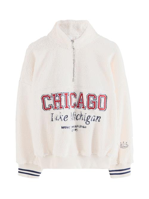 Next Pullover  lysebeige / navy / rød