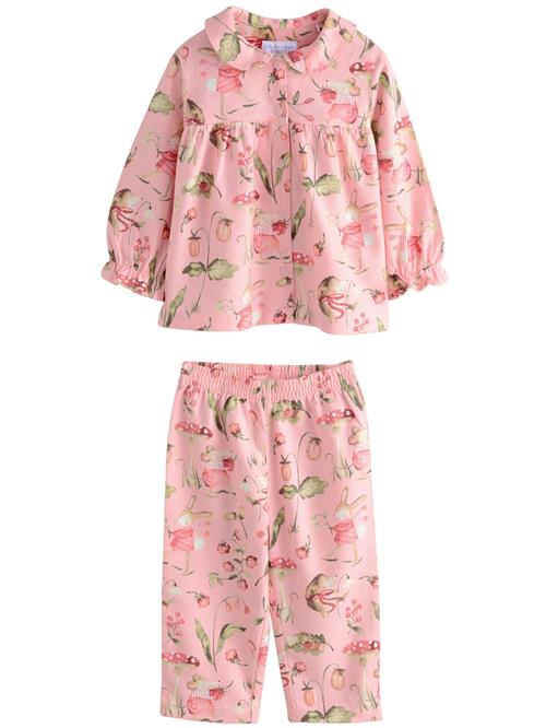 Next Nattøj  taupe / kiwi / lyserød / hindbær