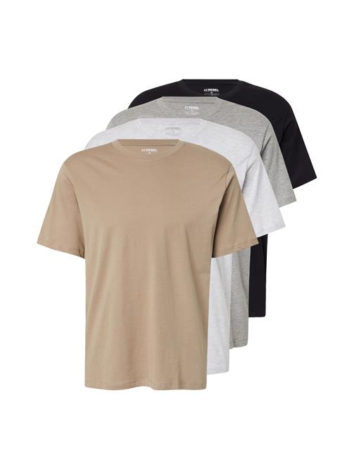 JJ Rebel Bluser & t-shirts  beige / grå-meleret / sort / hvid