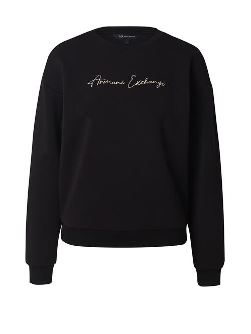 ARMANI EXCHANGE Sweatshirt  guld / sort