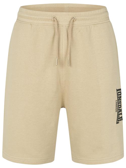 LONSDALE Bukser 'Fringford'  sand / sort