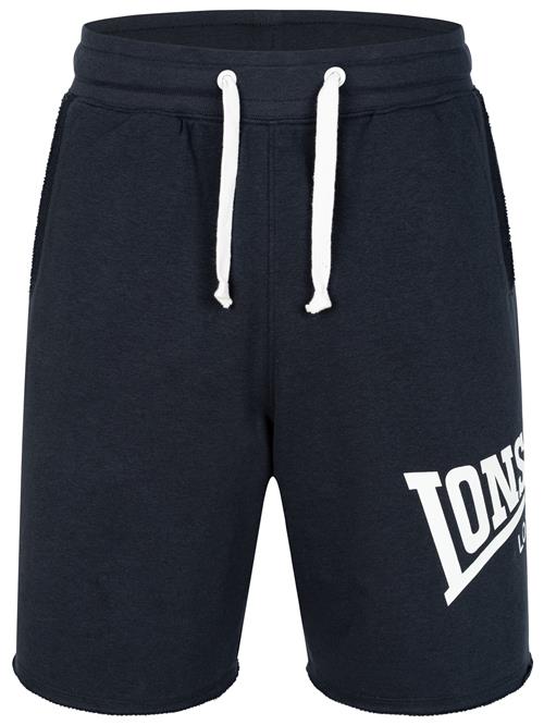 LONSDALE Bukser 'Polbathic'  navy / hvid